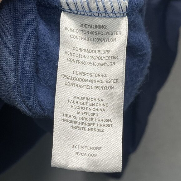 RVCA Function Utility Insulated Navy Blue Half Zip Hooded Jacket Men's XL - Picture 4 of 6